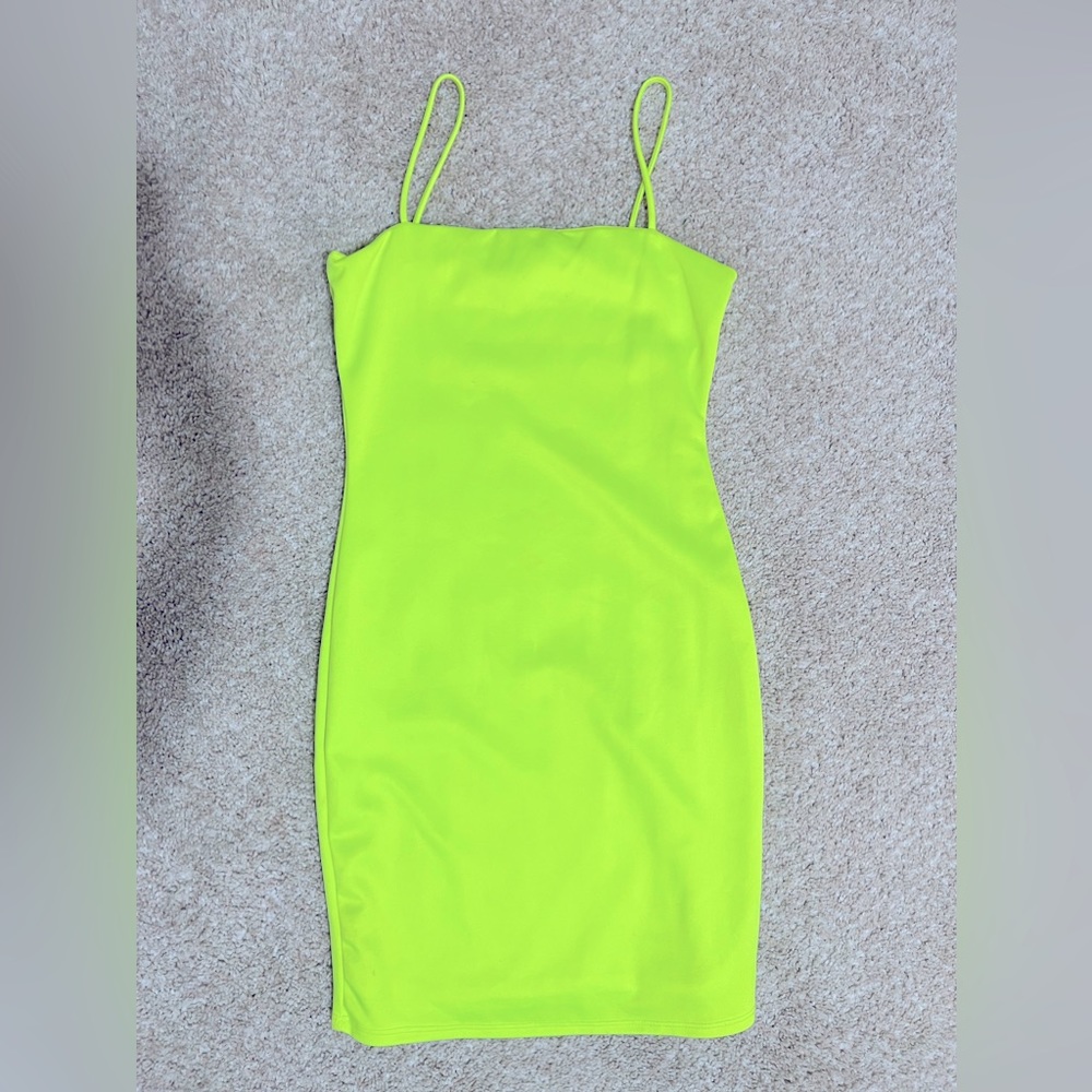 Neon mini dress